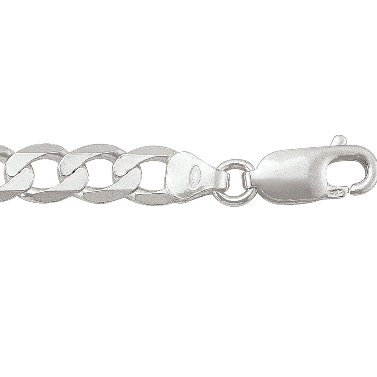 Silver Solid Open Link - SS - Silver - 20"