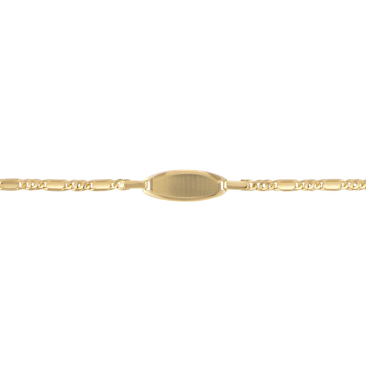Yellow Gold Baby Id Bracelet - 18K