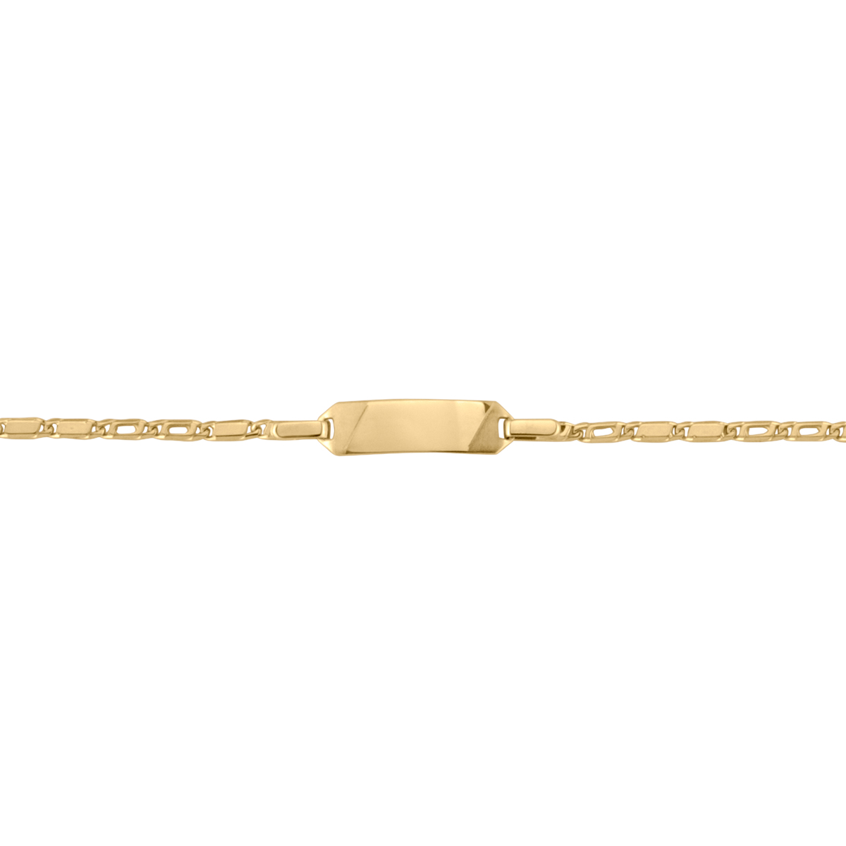 Yellow Gold Baby Id Bracelet - 10K