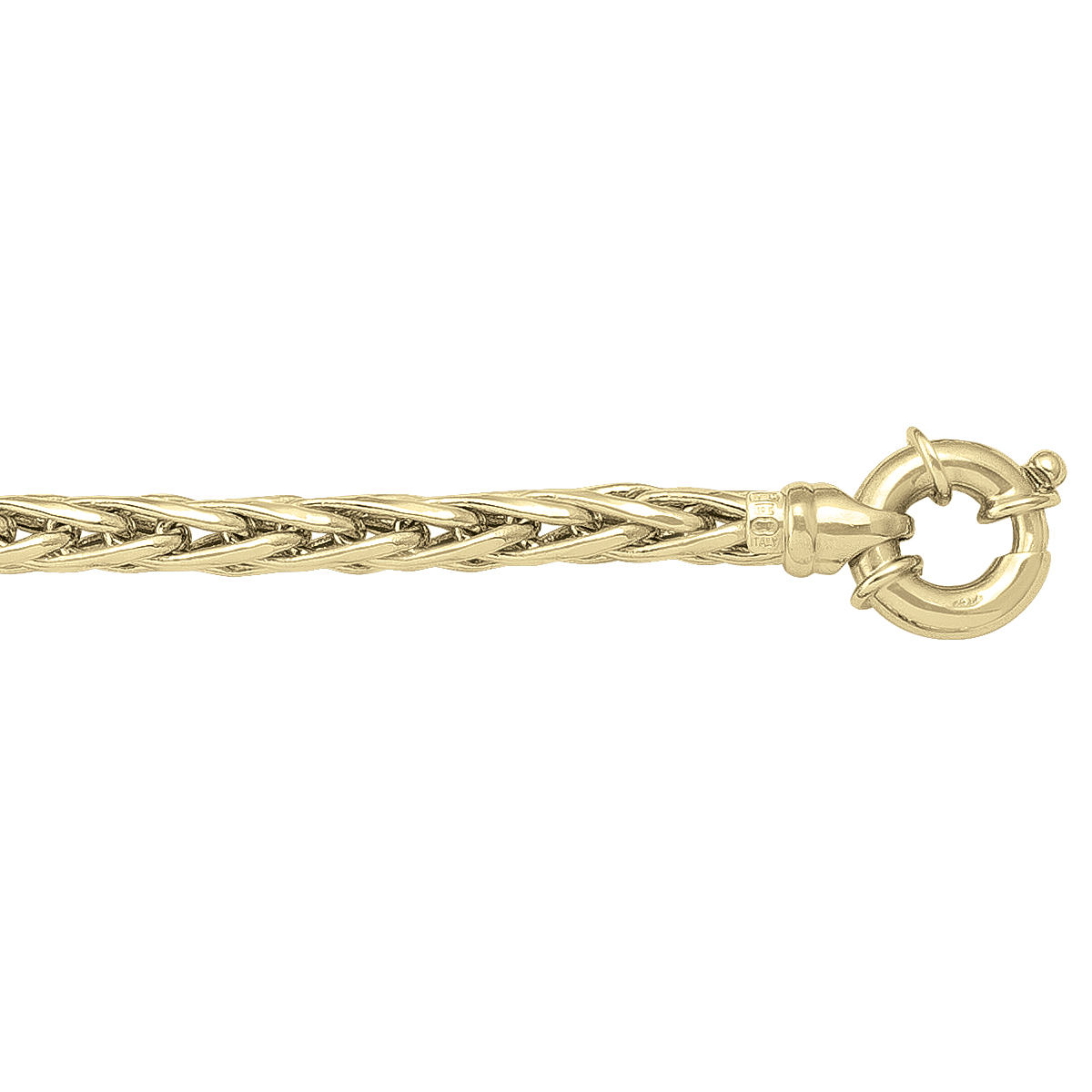 Yellow Gold Hollow Wheat Link - 10K