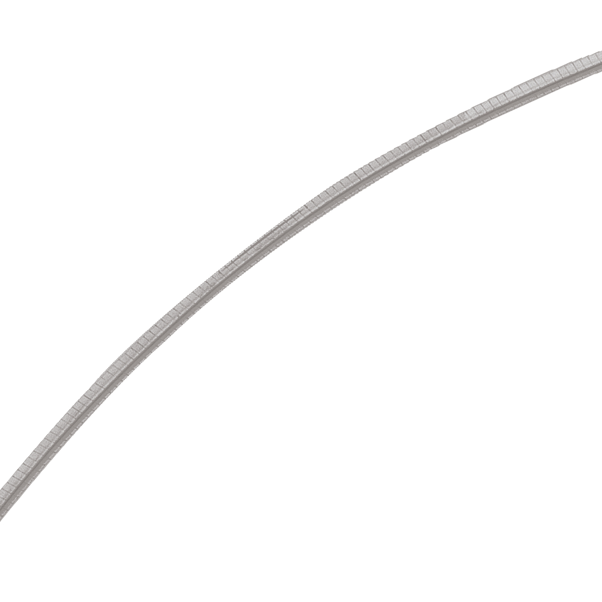 Two Tone Reversible Omega Necklace - 14K - 14k - 16"