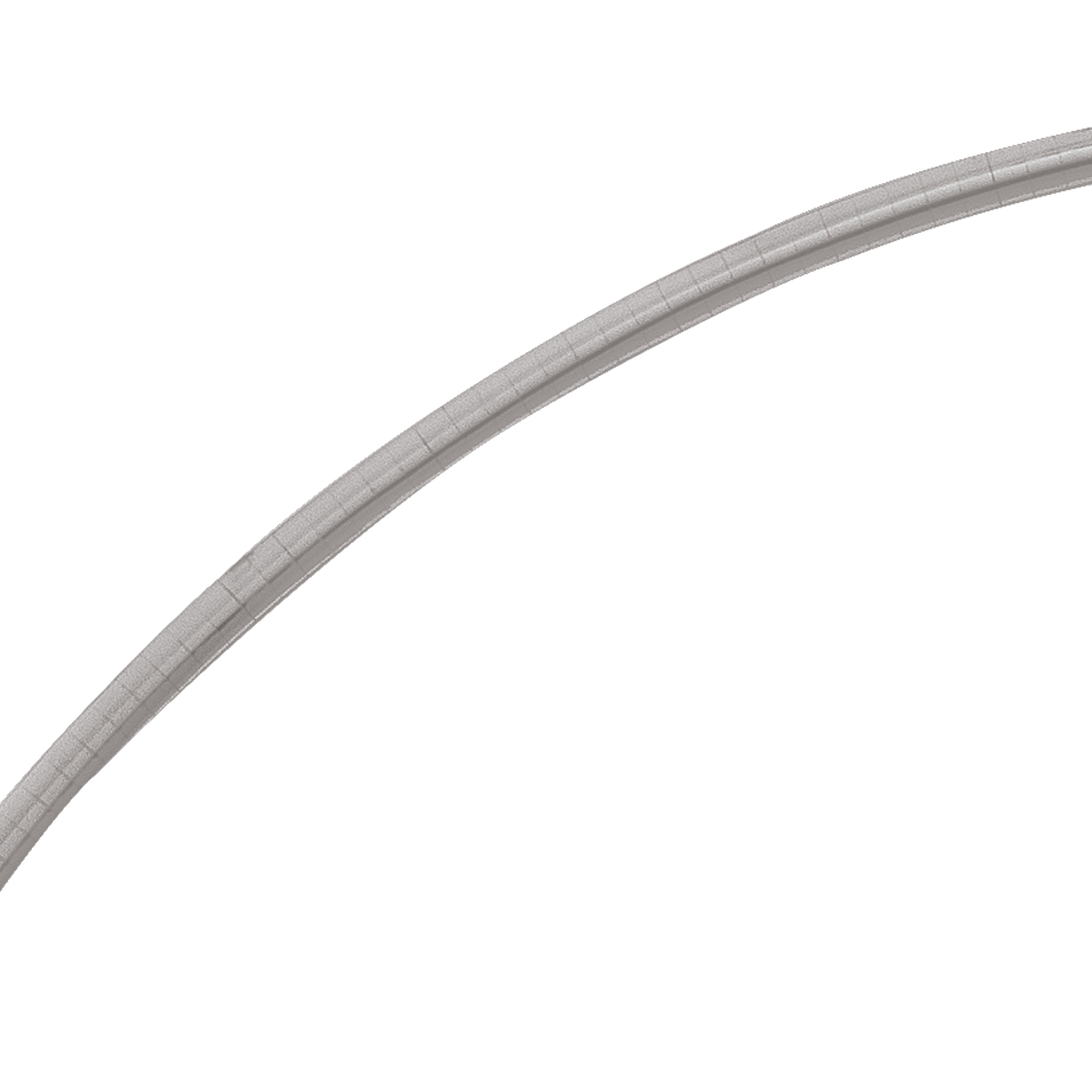 Two Tone Reversible Omega Necklace - 14K