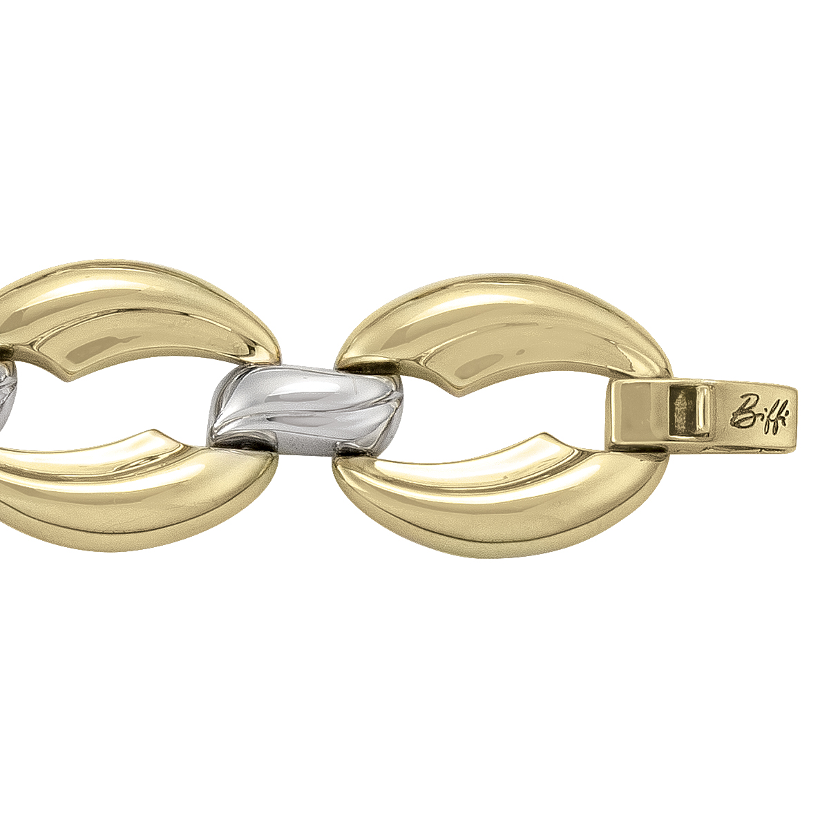 Two Tone Hollow Fancy Bracelet