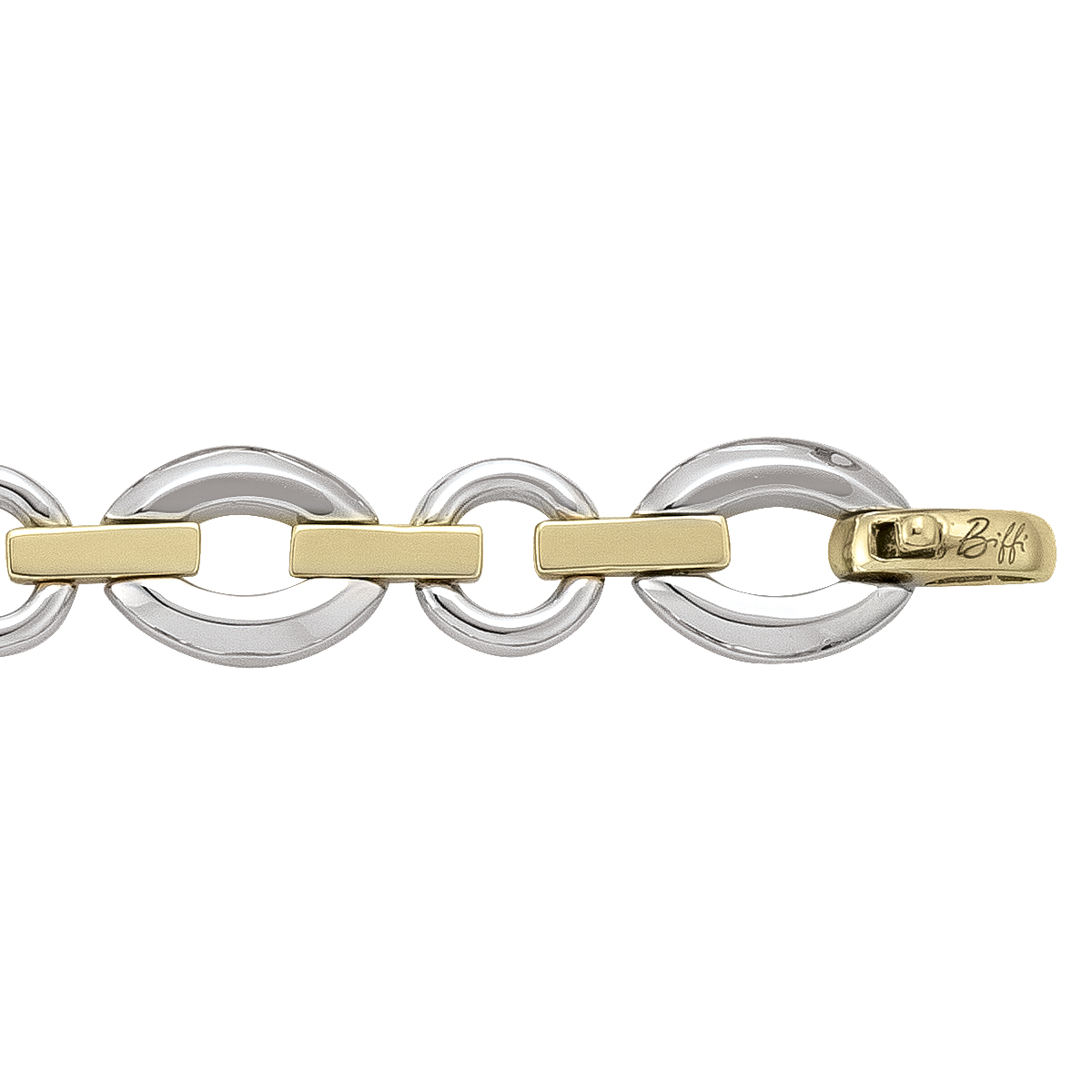 Two Tone Hollow Fancy Bracelet
