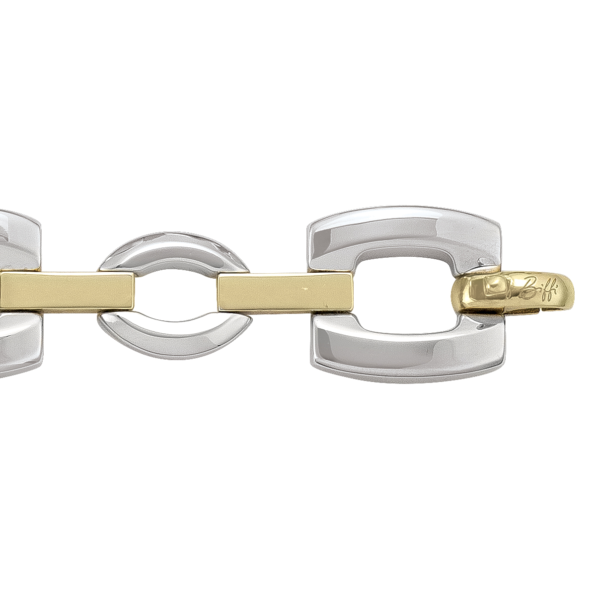 Two Tone Hollow Fancy Bracelet