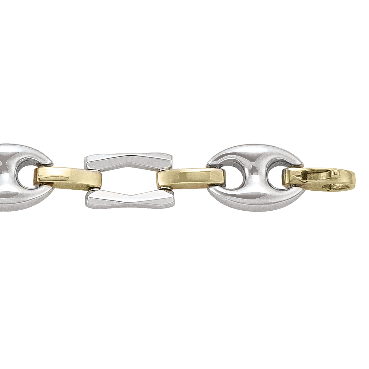 Two Tone Hollow Fancy Bracelet