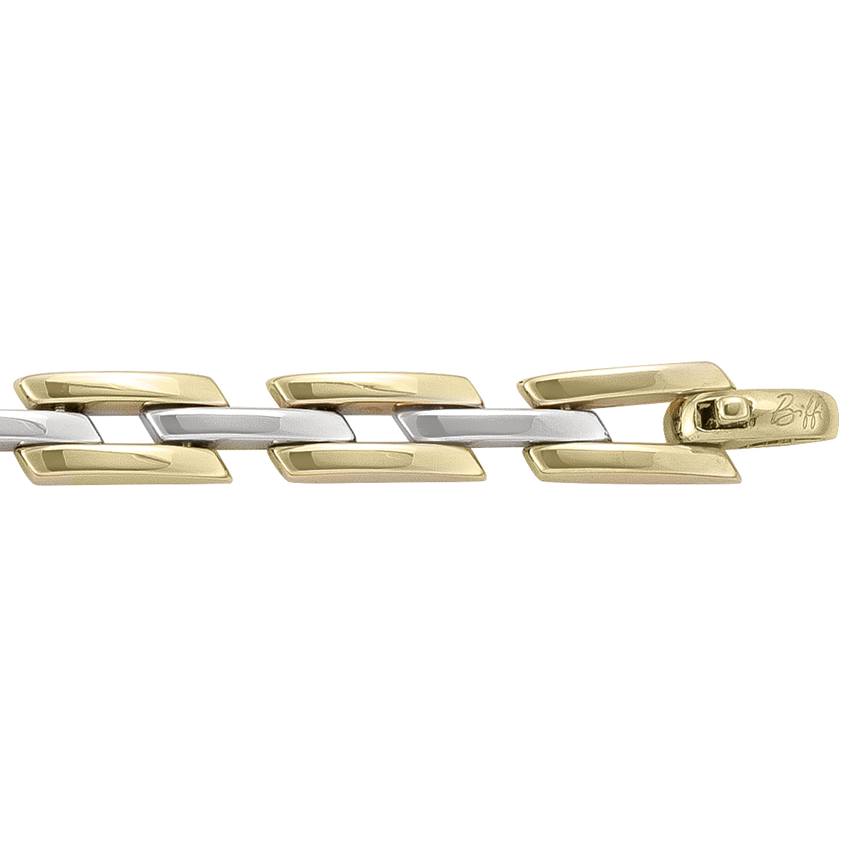 Two Tone Hollow Fancy Bracelet