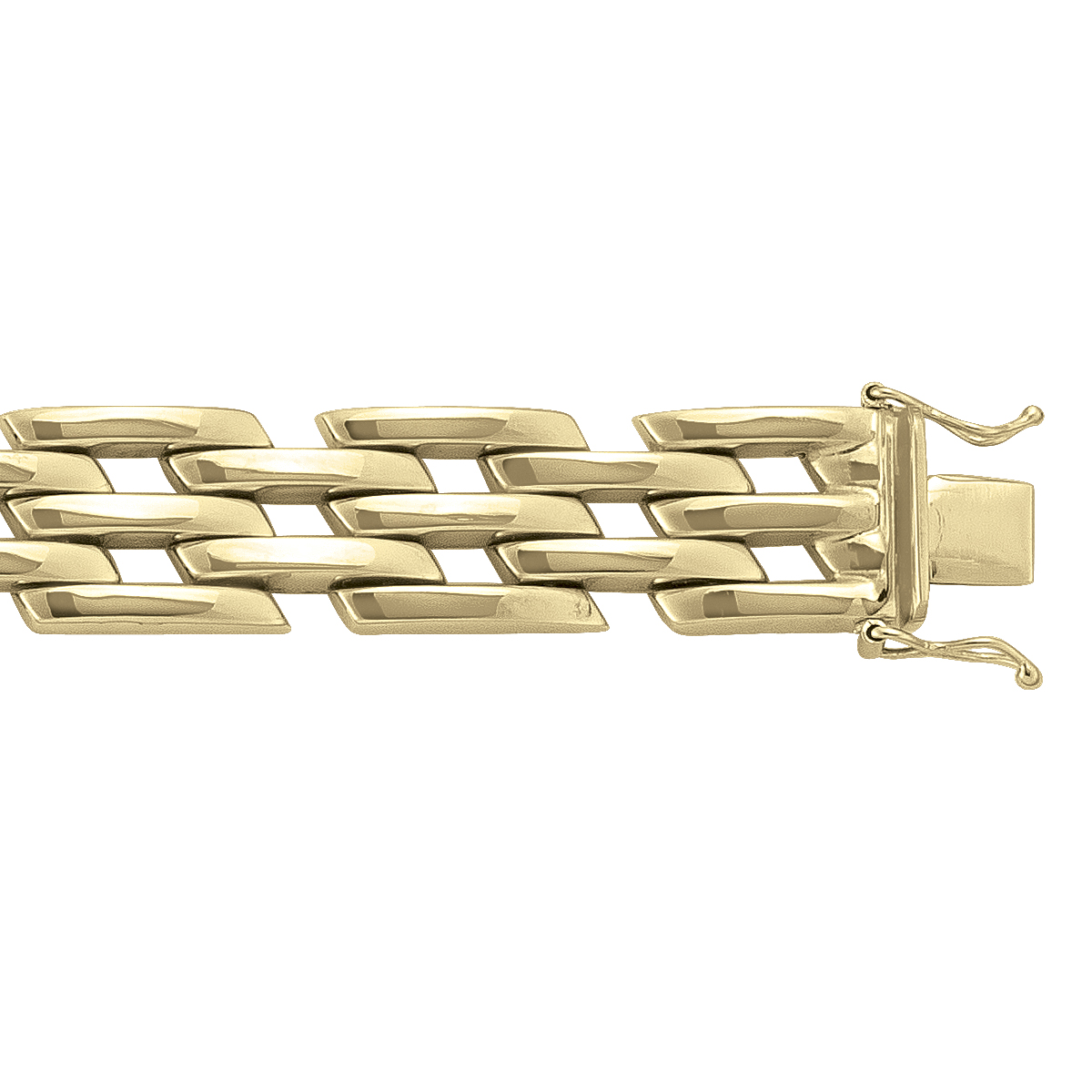 Two Tone Hollow Fancy Bracelet