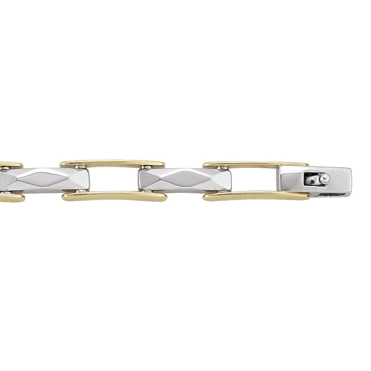 Two Tone Hollow Fancy Bracelet