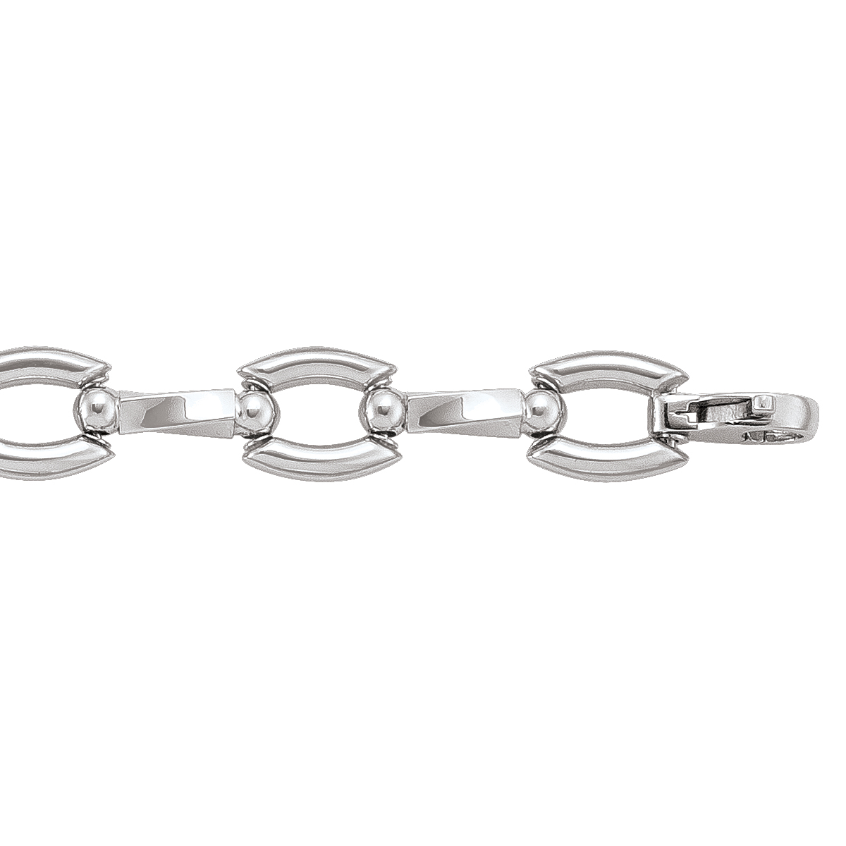 White Gold Hollow Fancy Bracelet