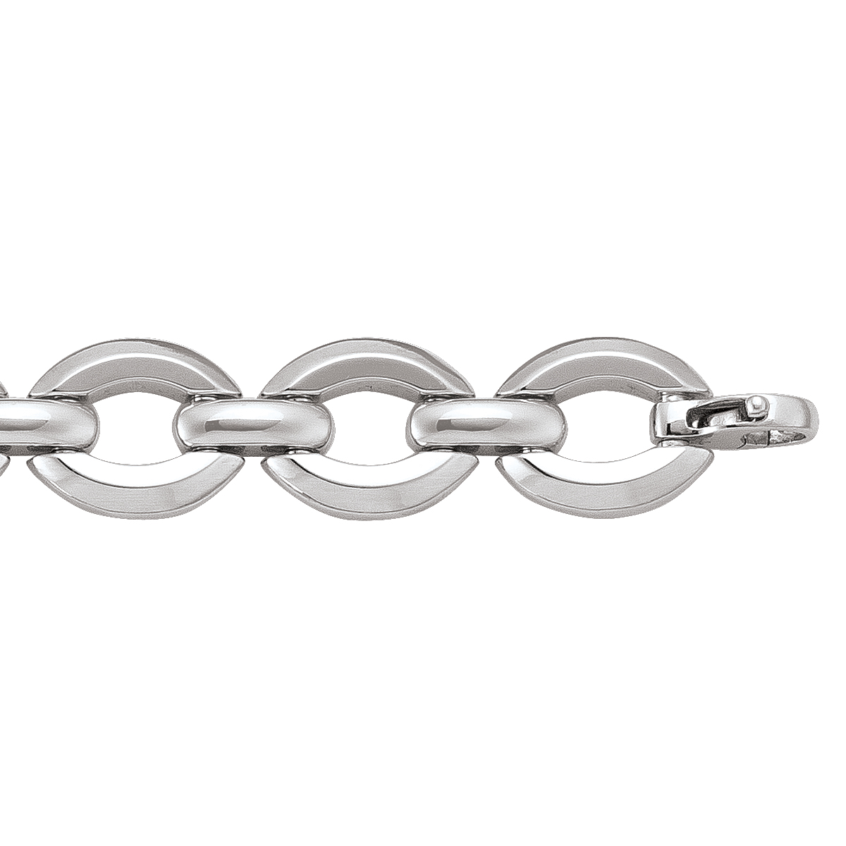 White Gold Hollow Fancy Bracelet