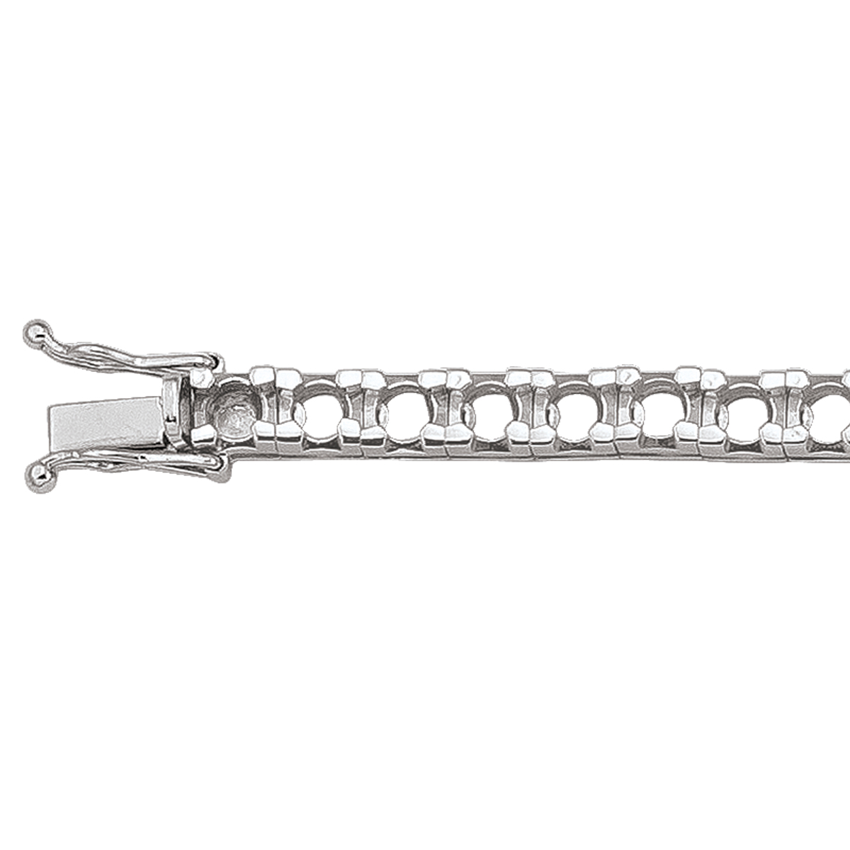 White Gold Tennis Bracelet Mount - 14K - 14k - 0.15 PTS