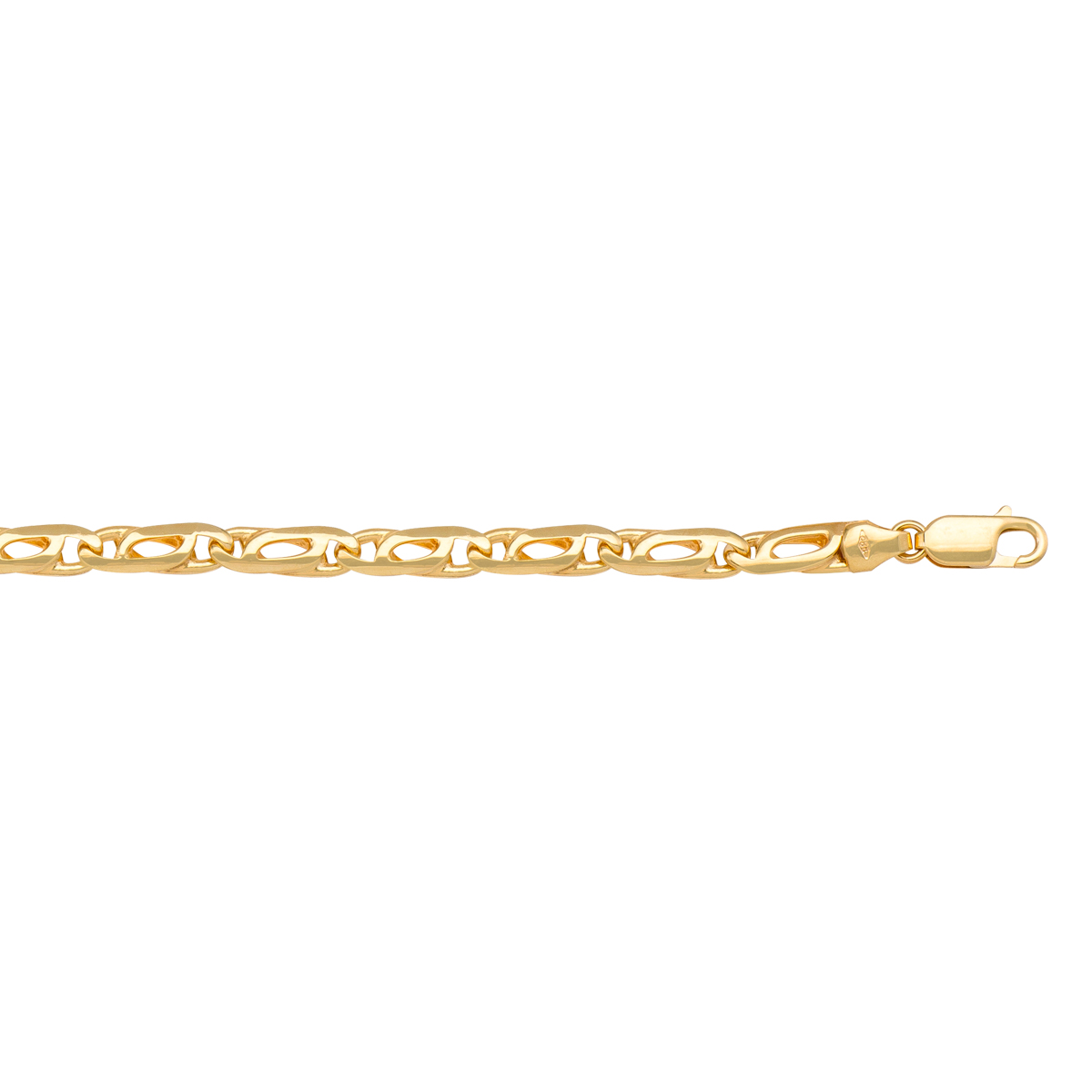 N422 Yg Tiger Eye (3.5Mm) - 10K - 18k - 18"