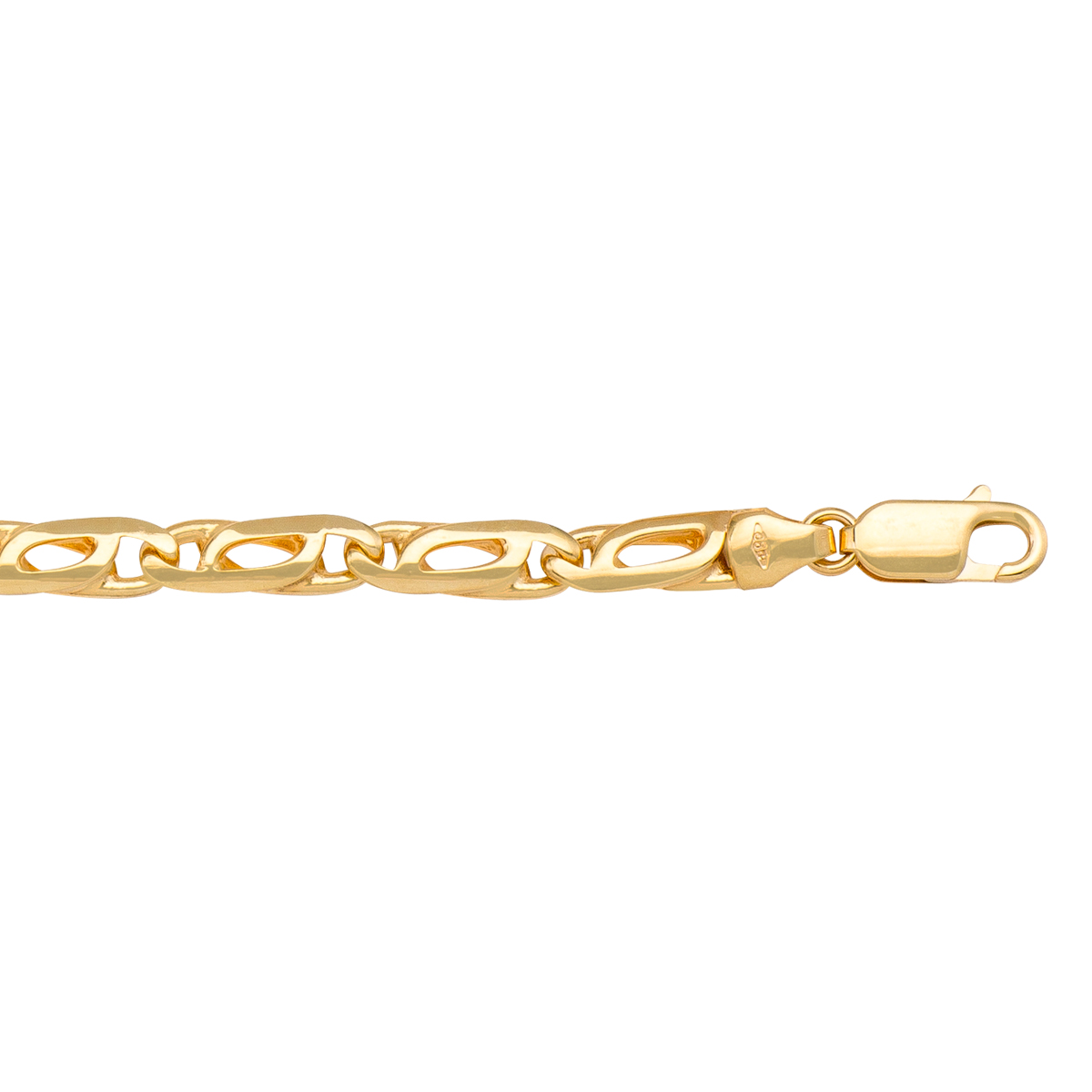 N424 Yg Tiger Eye (5.5Mm) - 10K - 14k - 18"