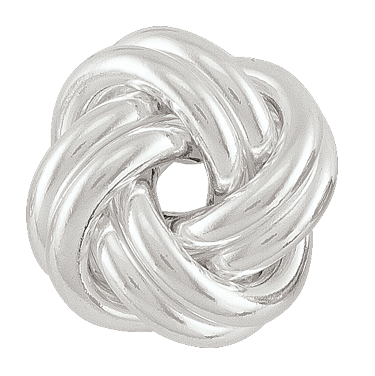 Sterling Silver Love Knot Earring