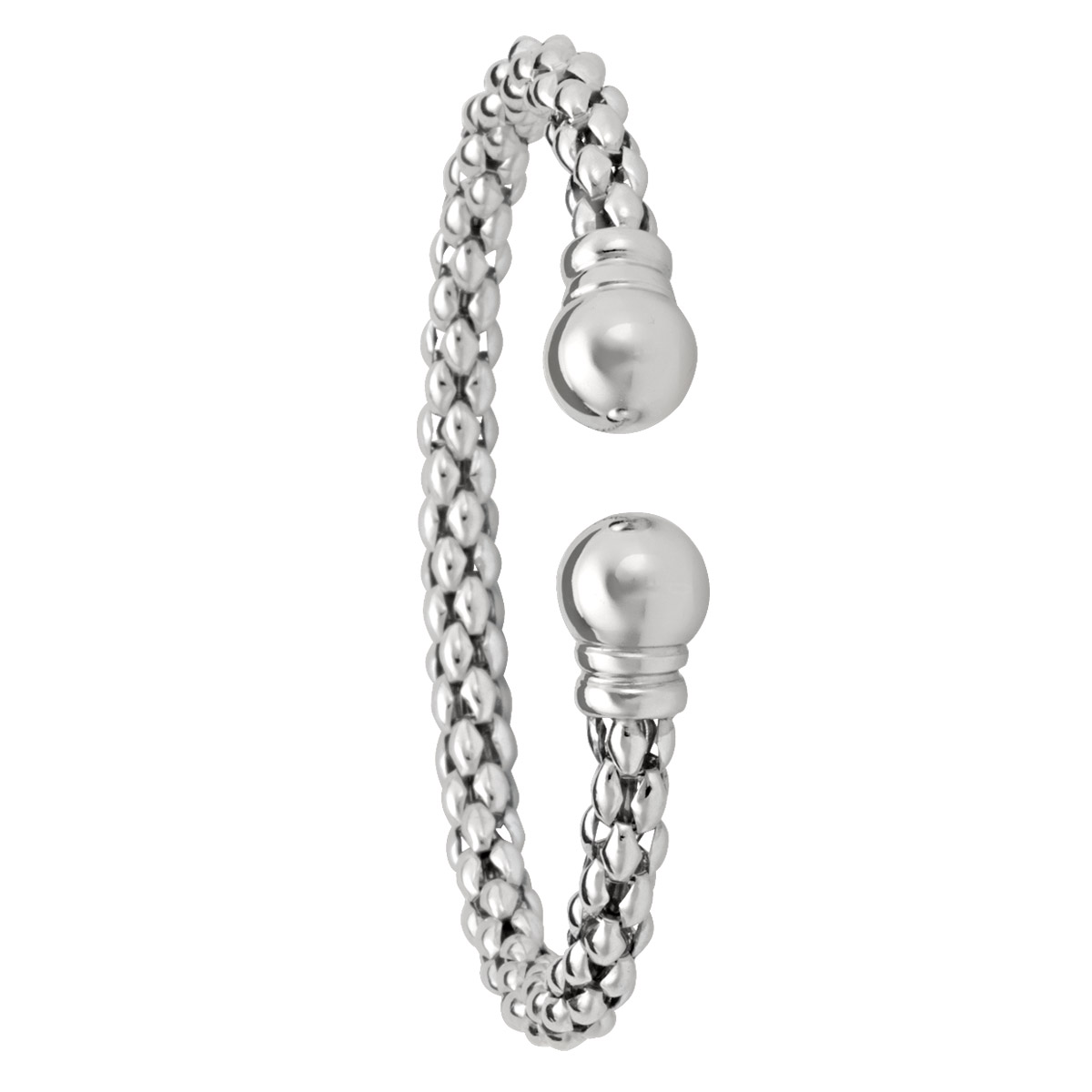 Two Tone Fancy Mesh Bangle