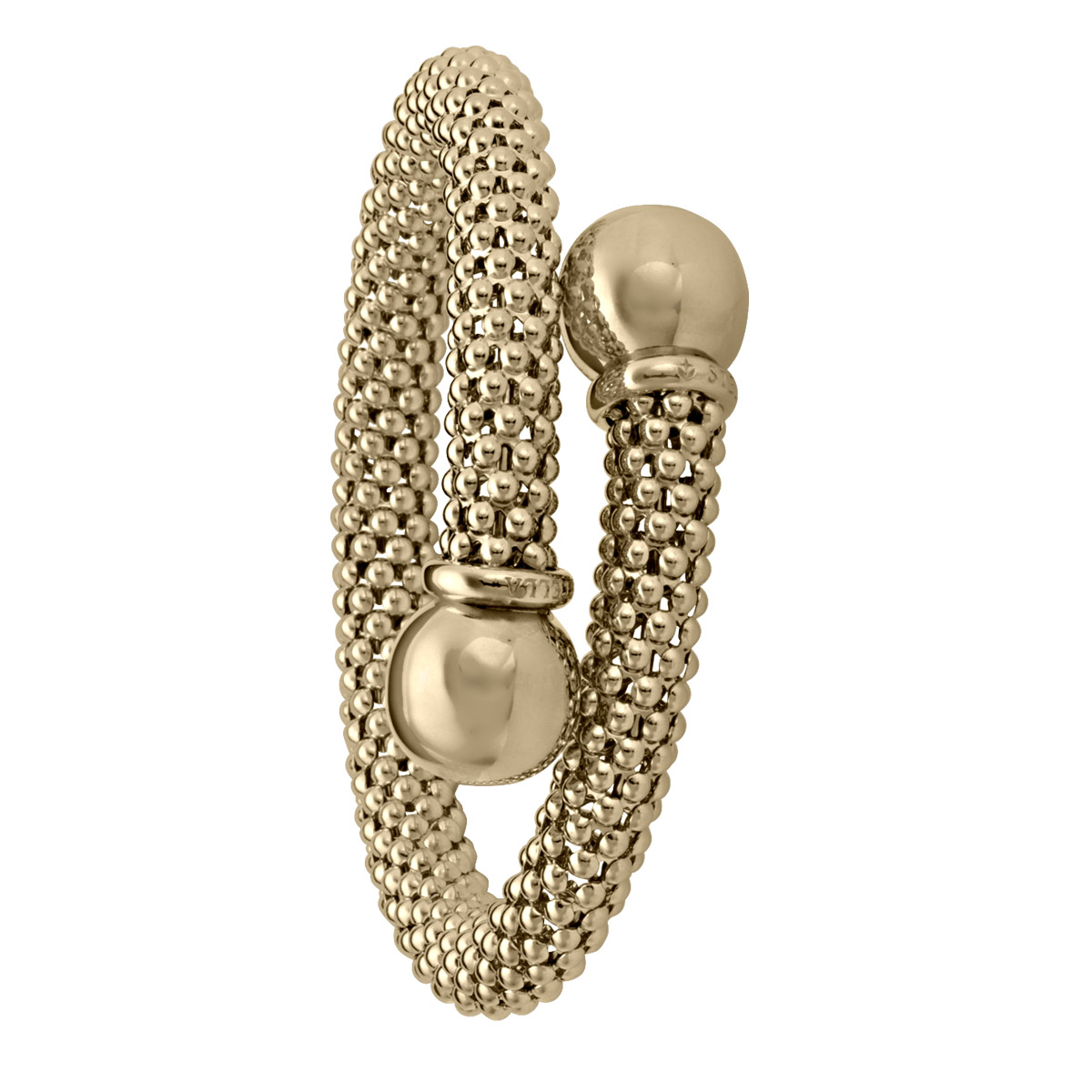 Two Tone Fancy Mesh Bangle