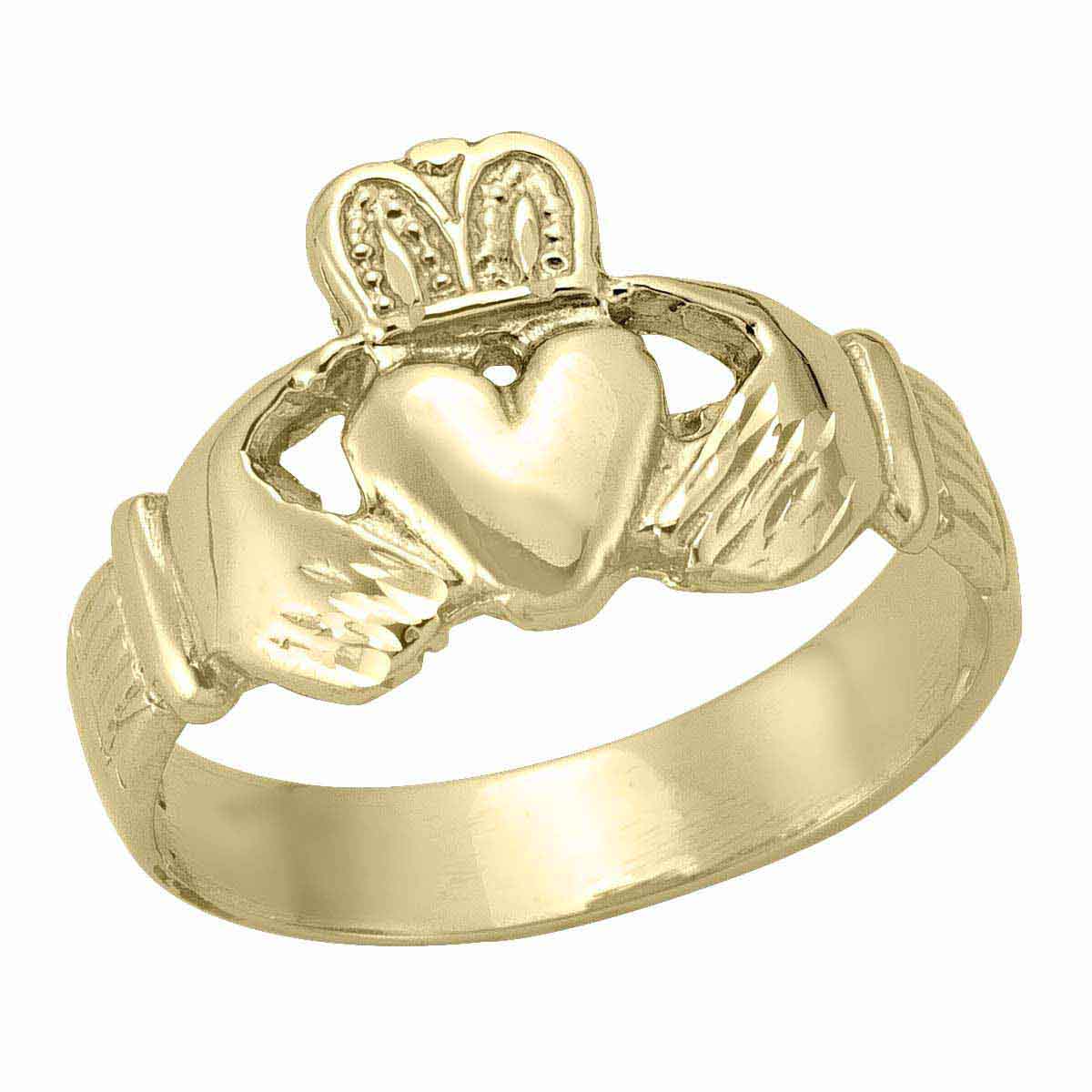 Yellow Gold Claddagh Ring