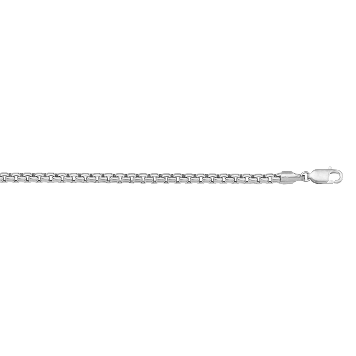 White Gold Hollow Box Link - 14K - 14k - 16"