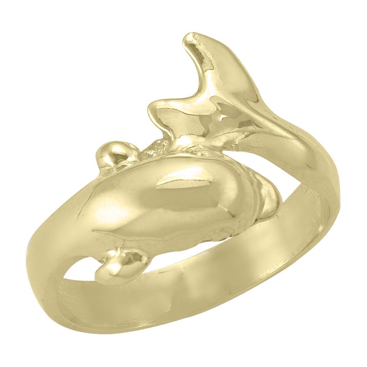 Yellow Gold Dolphin Ring