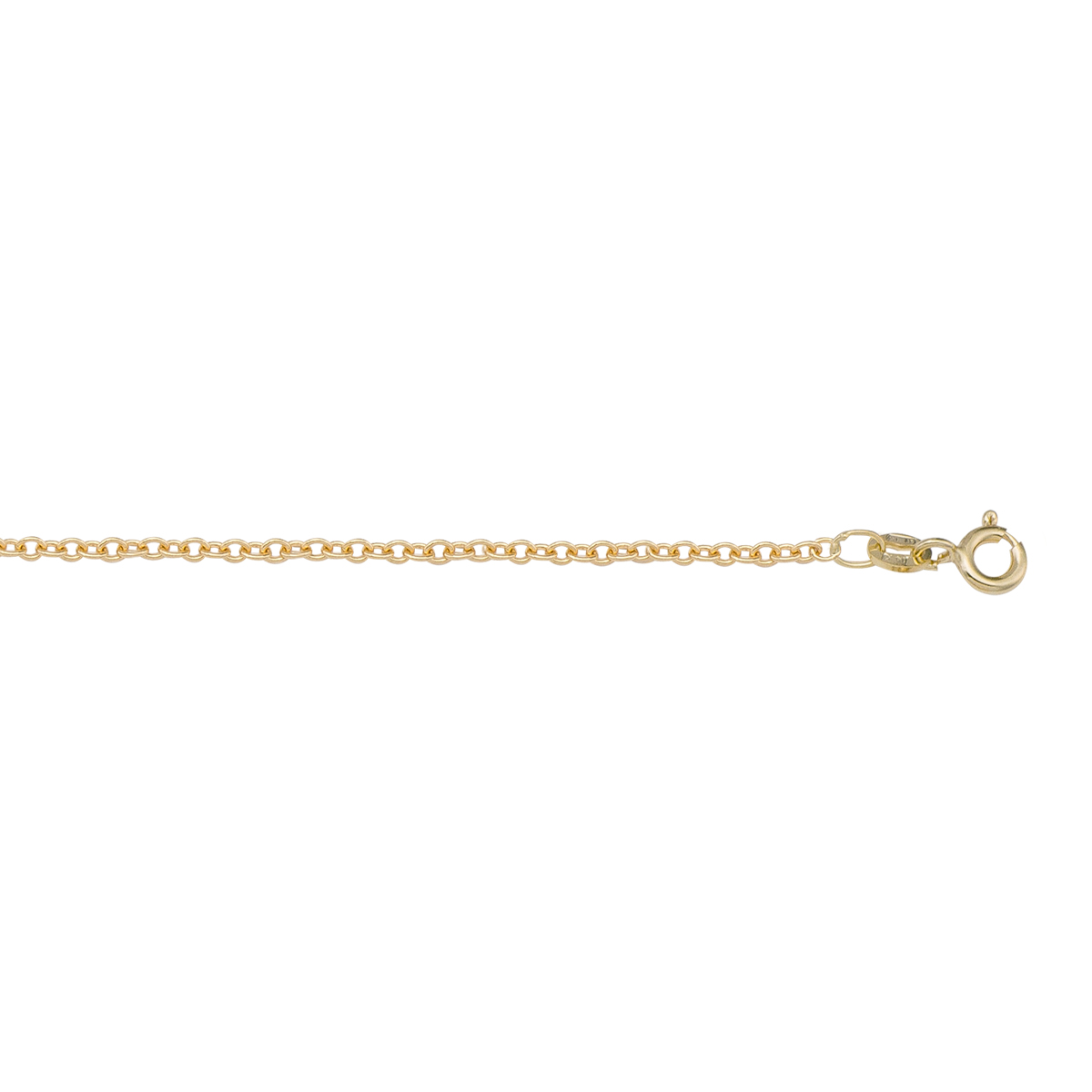 Yellow Gold Open Cable Link - 10K - 10k - 16"