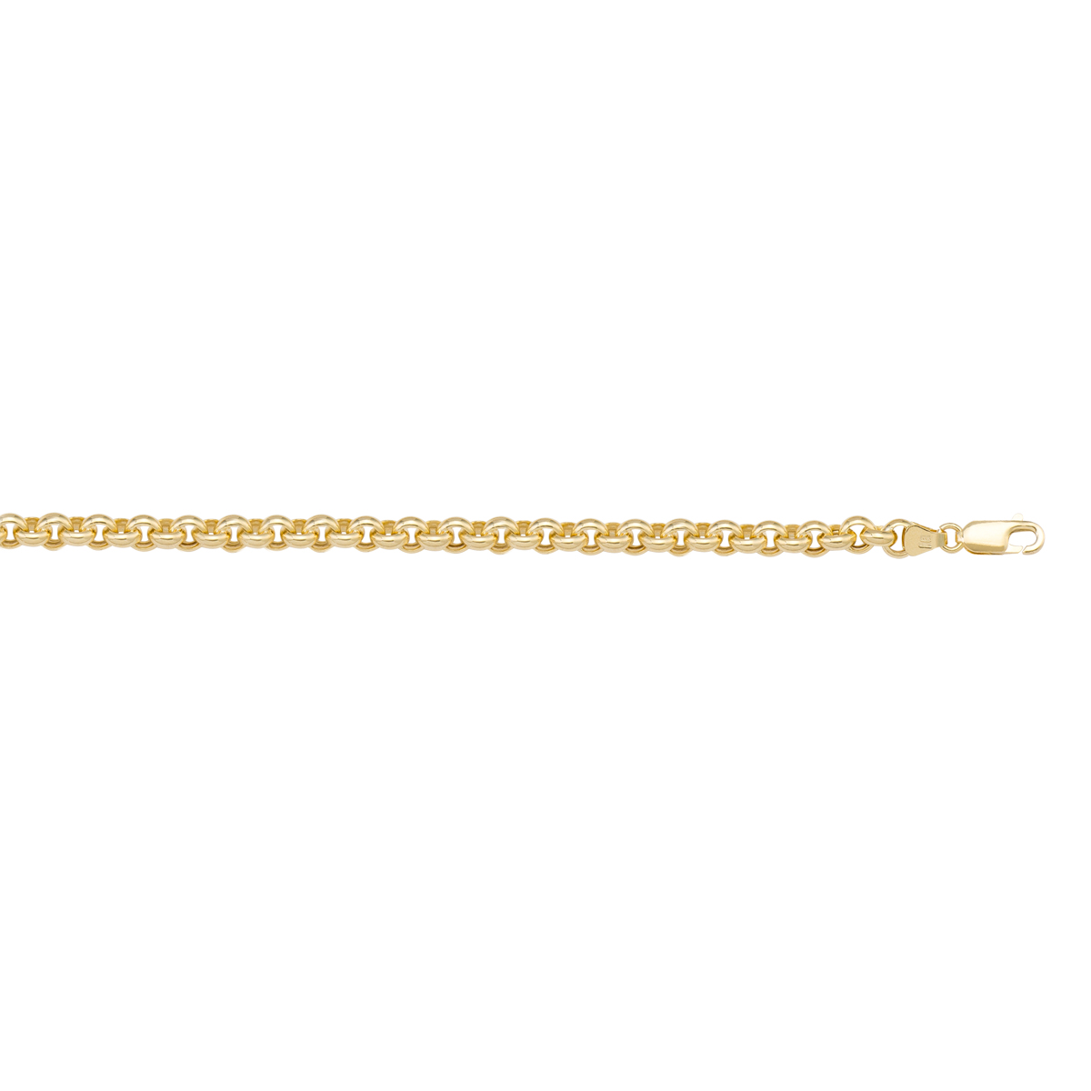 Yellow Gold Hollow Rolo Link - 10K - 10k - 20"