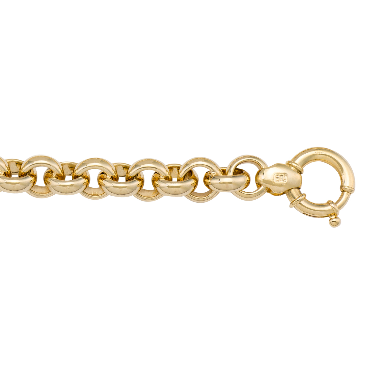 Yellow Gold Hollow Rolo Link - 14K - 14k - 8"