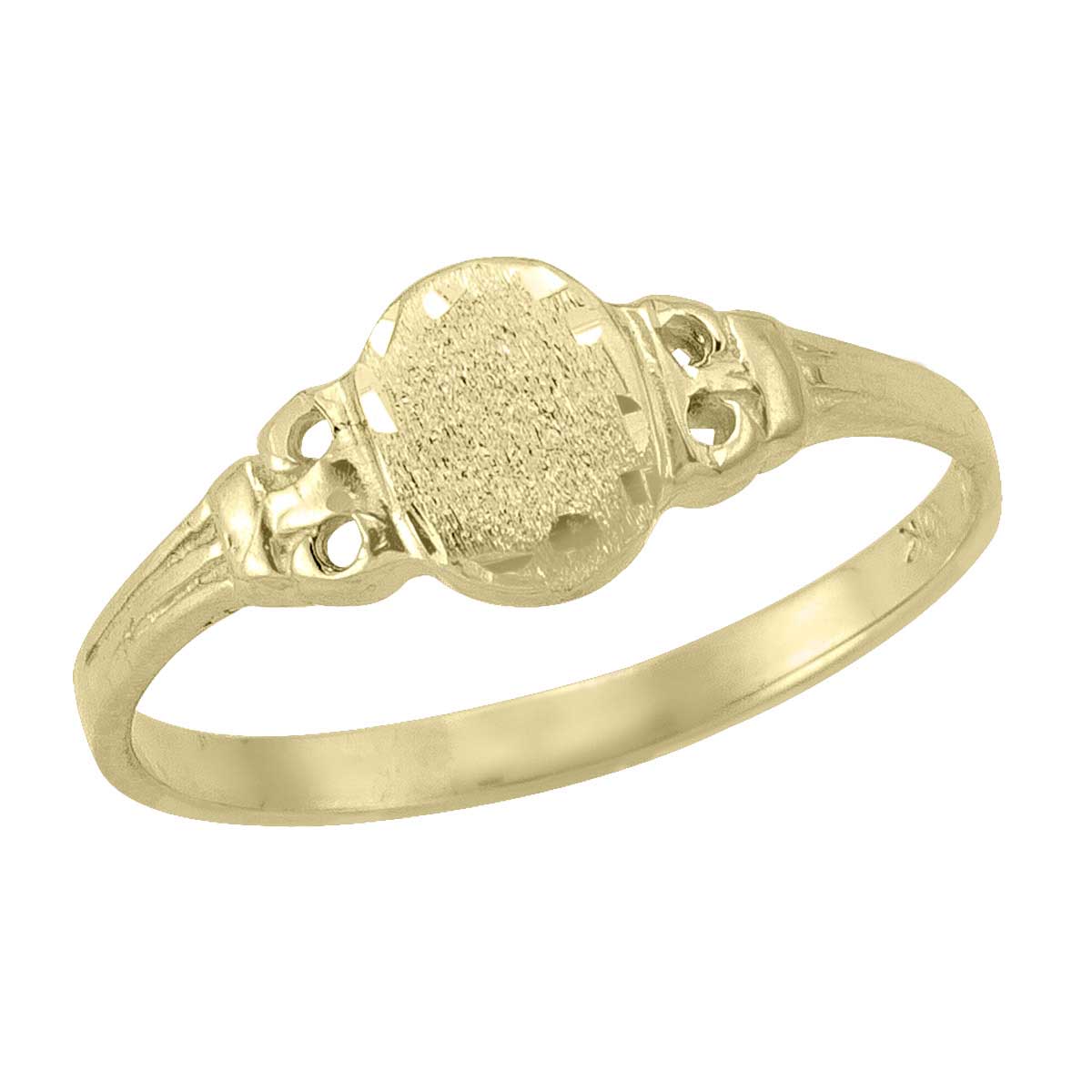 Yellow Gold Baby Ring - 10K