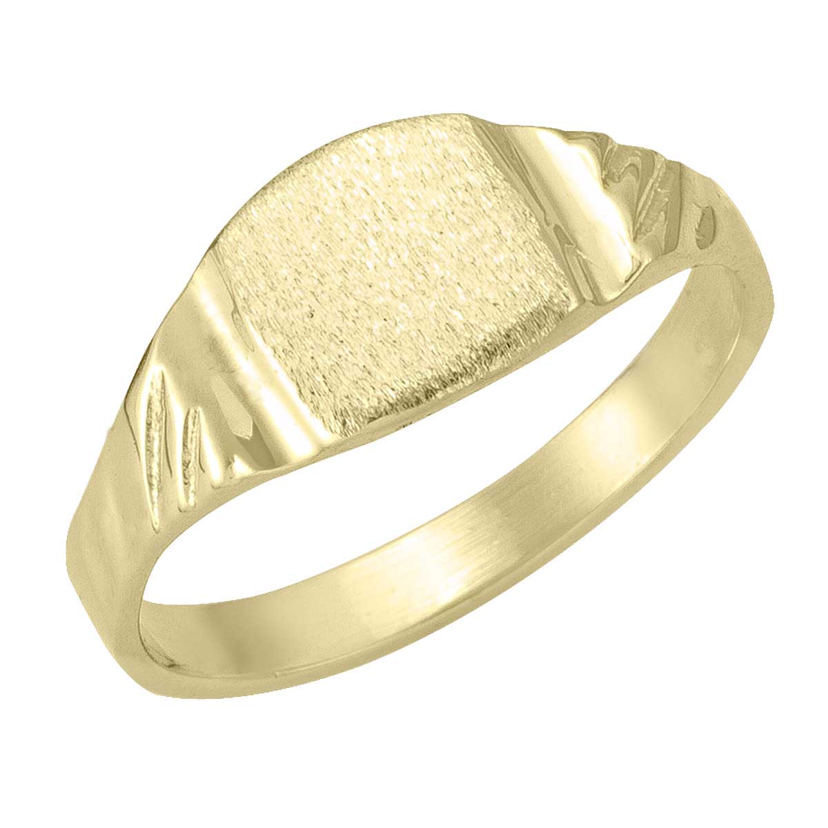 N6216 Yellow Gold Baby Ring