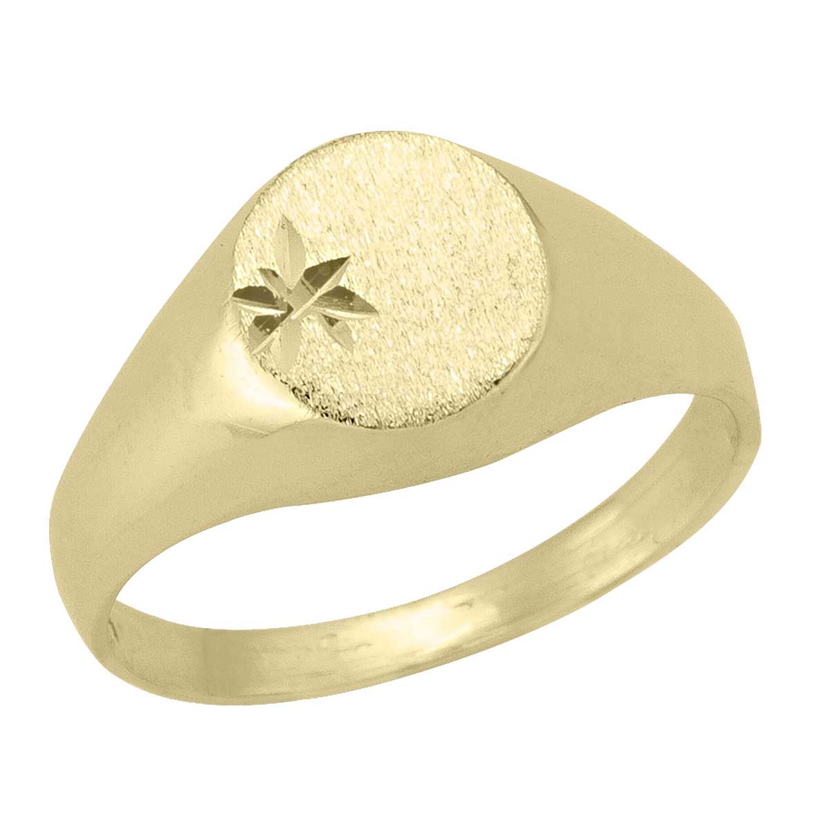Yellow Gold Baby Ring - 14K