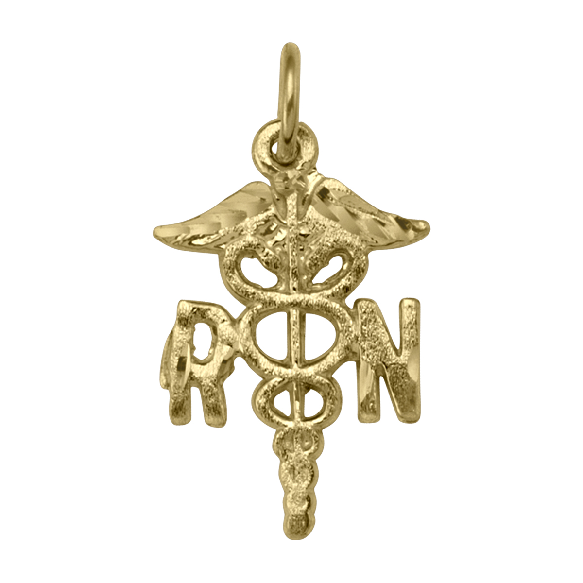 Gold Jewellery, Yellow Gold R.N. Charm