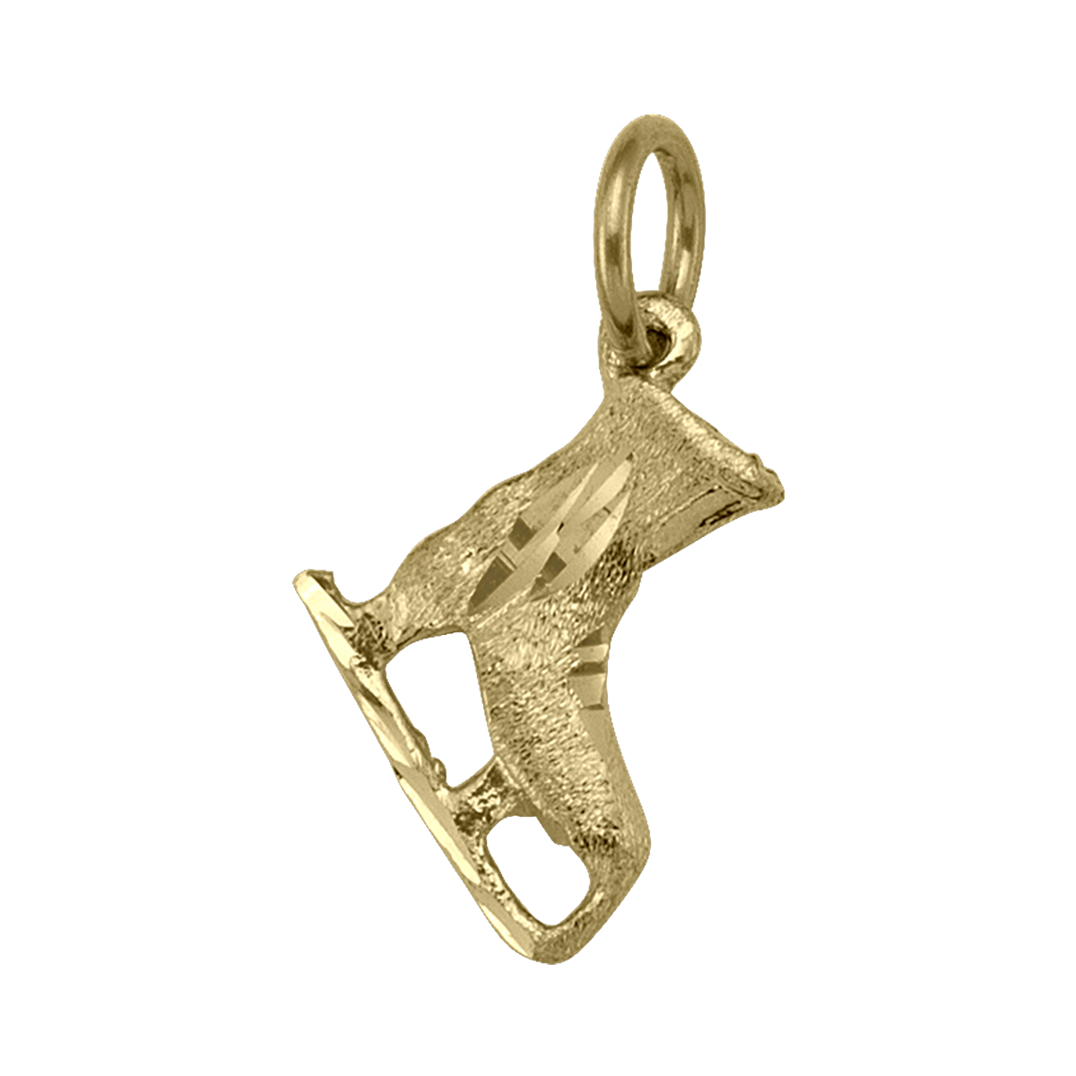 Gold Jewellery, Yellow Gold Ice Skate Charm, Ice Skates, Skates, Charm