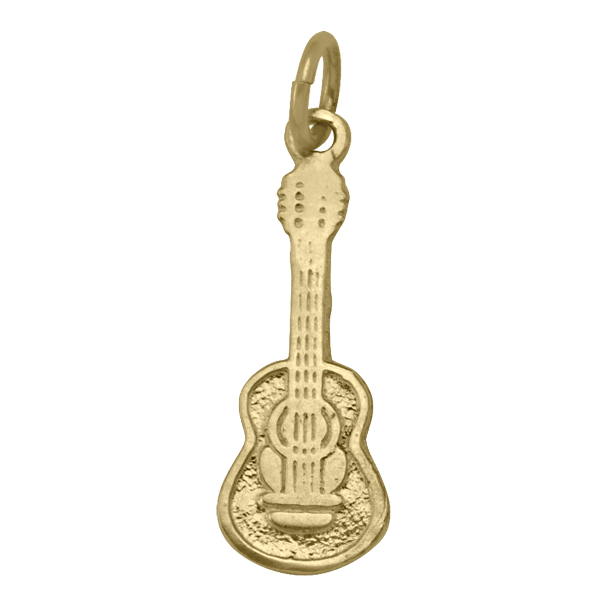 Gold Jewellery, Yellow Gold Guitar Charm , Guitar, Charm