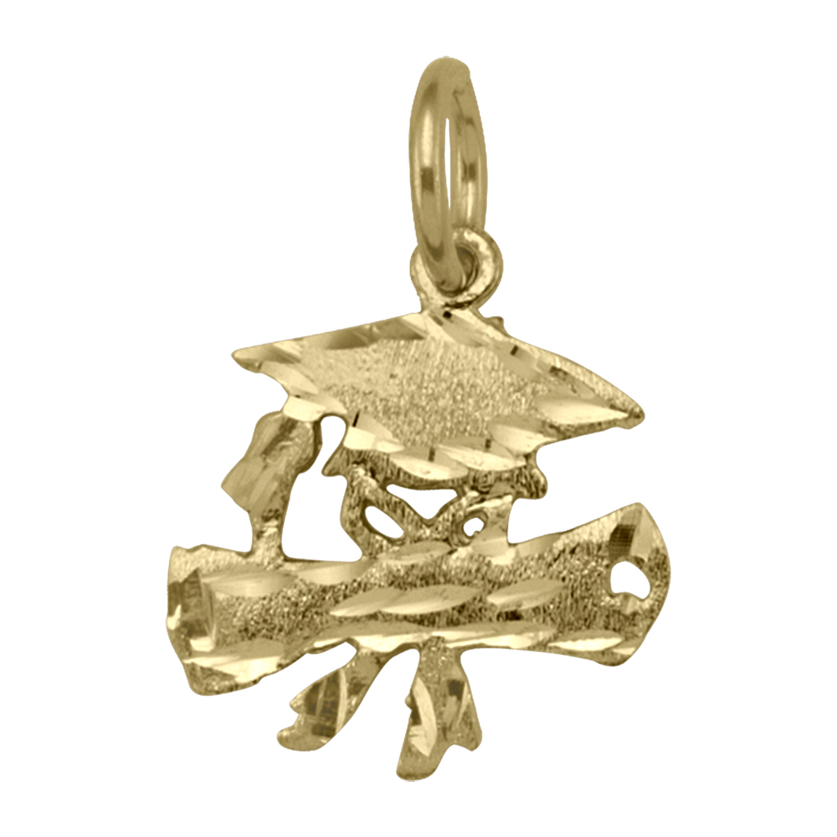 Gold Jewellery, Yellow Gold Graduation Charm, Graduation, Charm