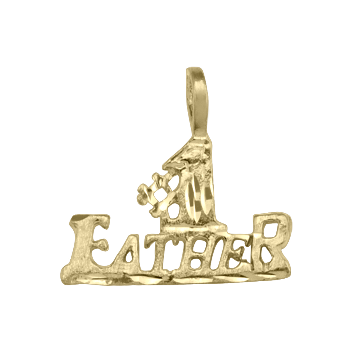 Yellow Gold #1 Father Charm