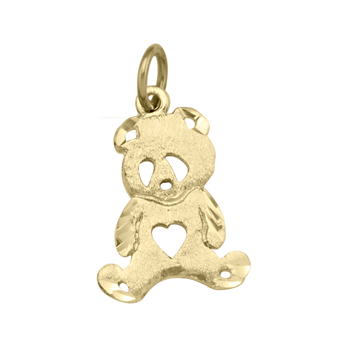 Yellow Gold Teddy Bear Charm