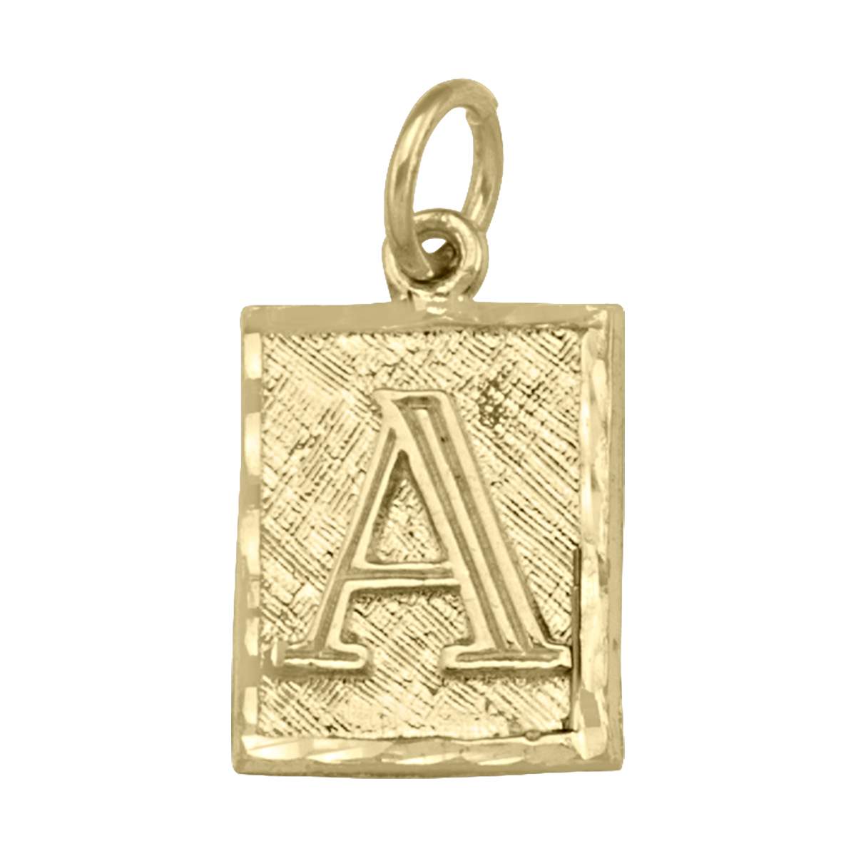 Yellow Gold Initial Series Charm (Available In Various Letters) - R