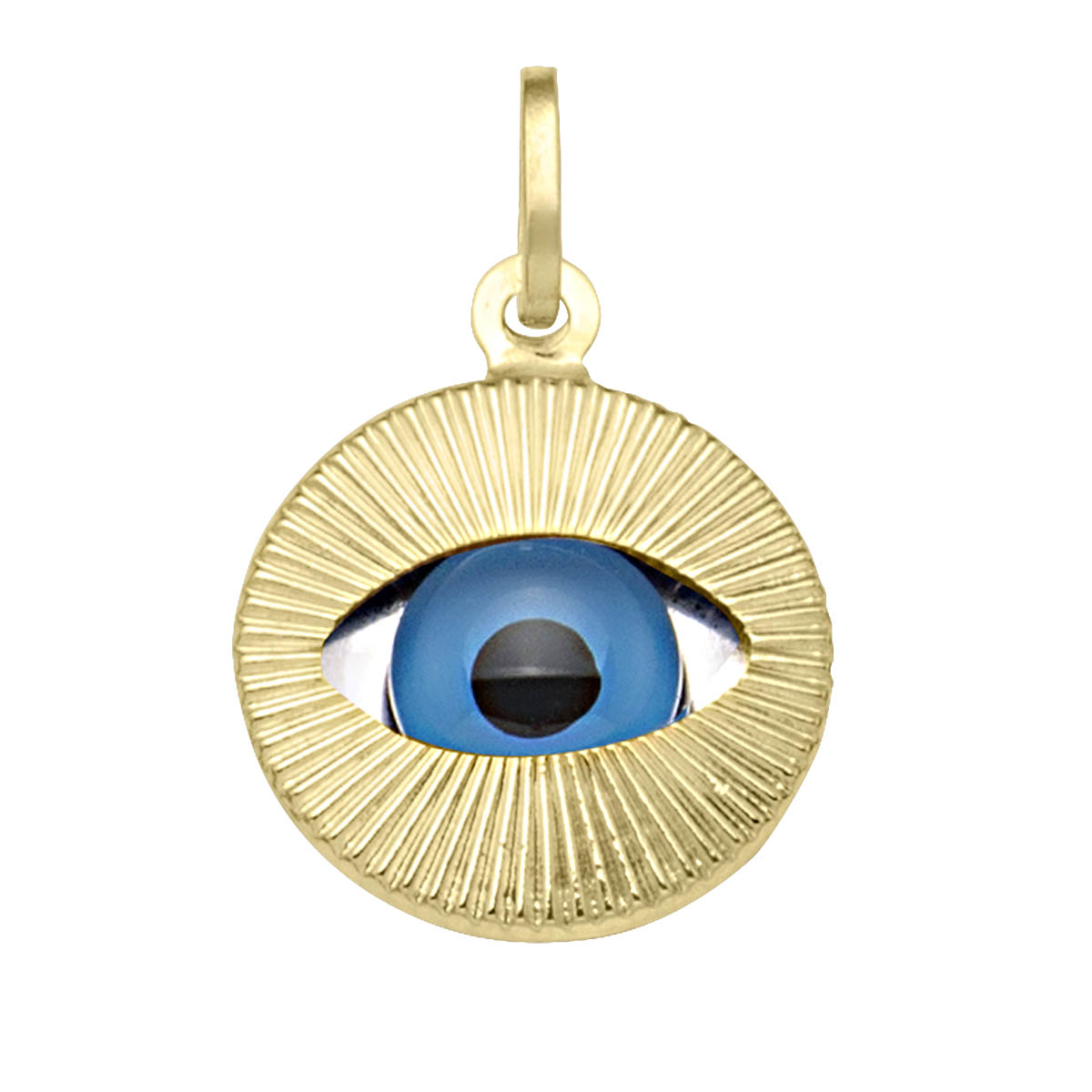 Yellow Gold Eye Charm