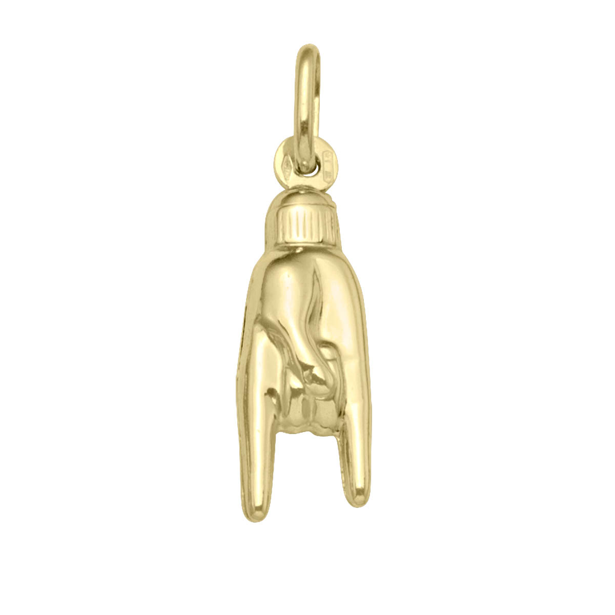 Yellow Gold Hand Charm