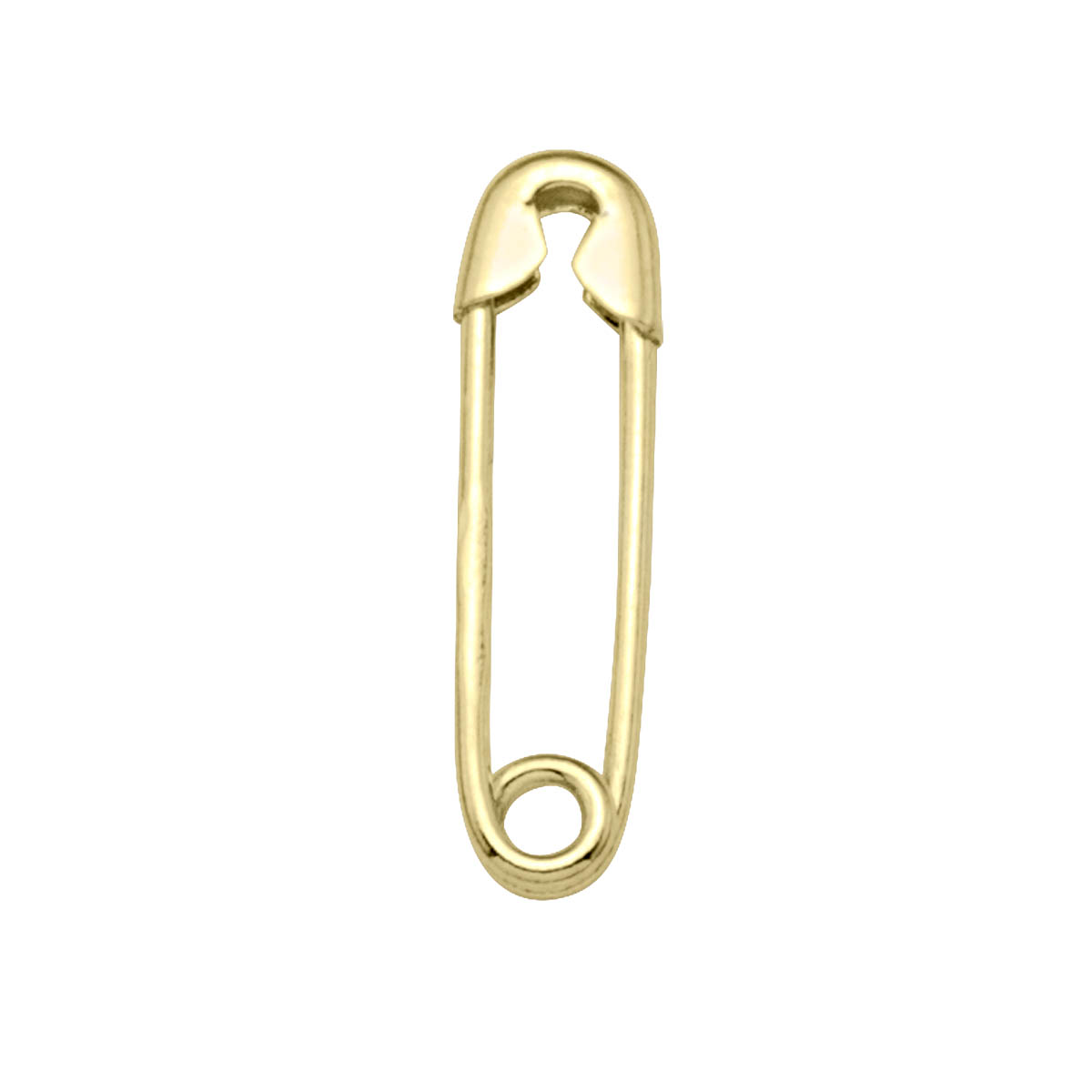 Yellow Gold Safety Pin