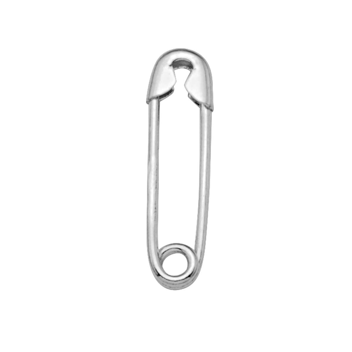 White Gold Safety Pin