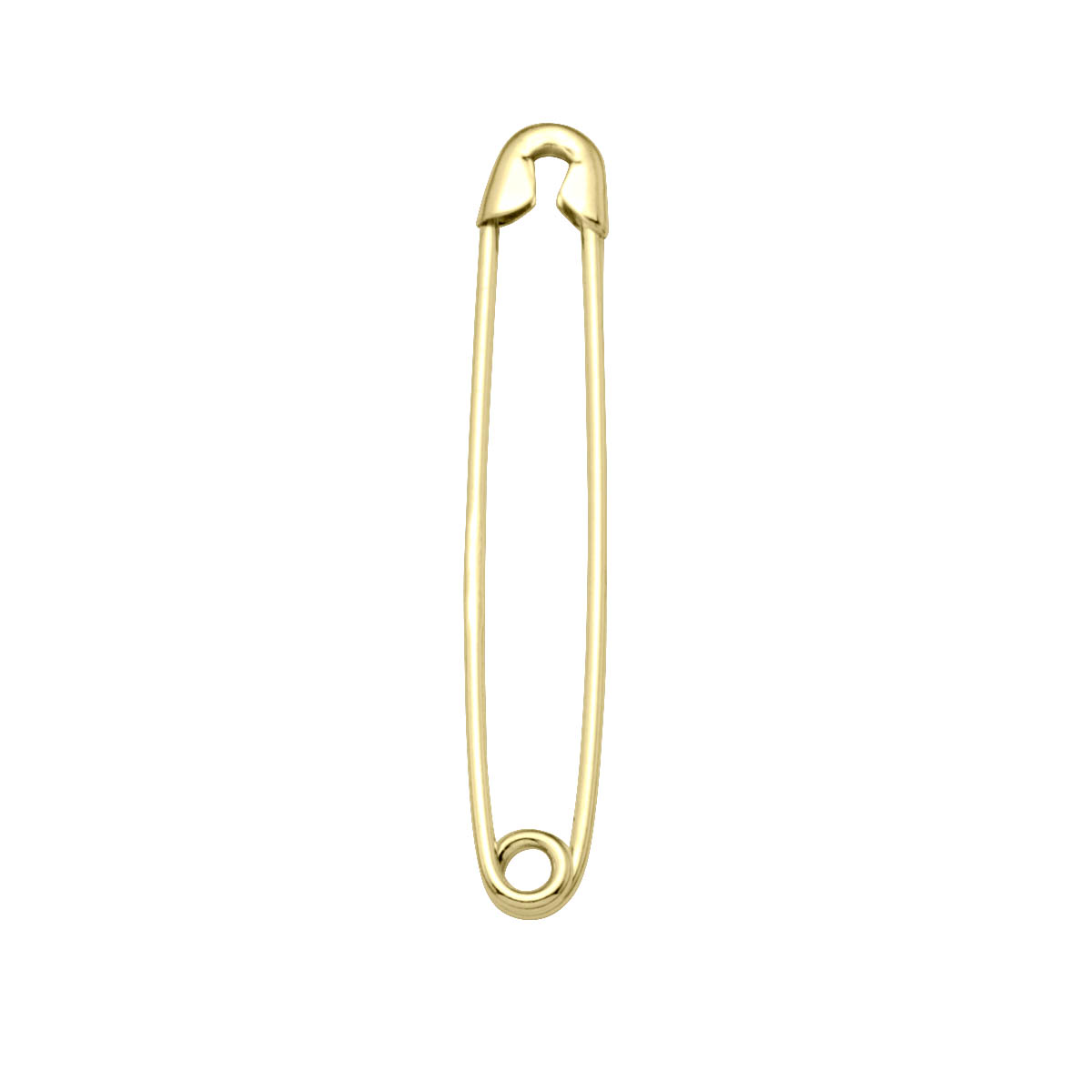 Yellow Gold Safety Pin