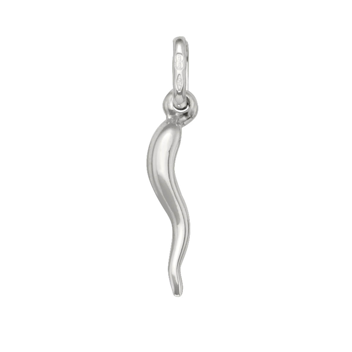 White Gold Horn Charm