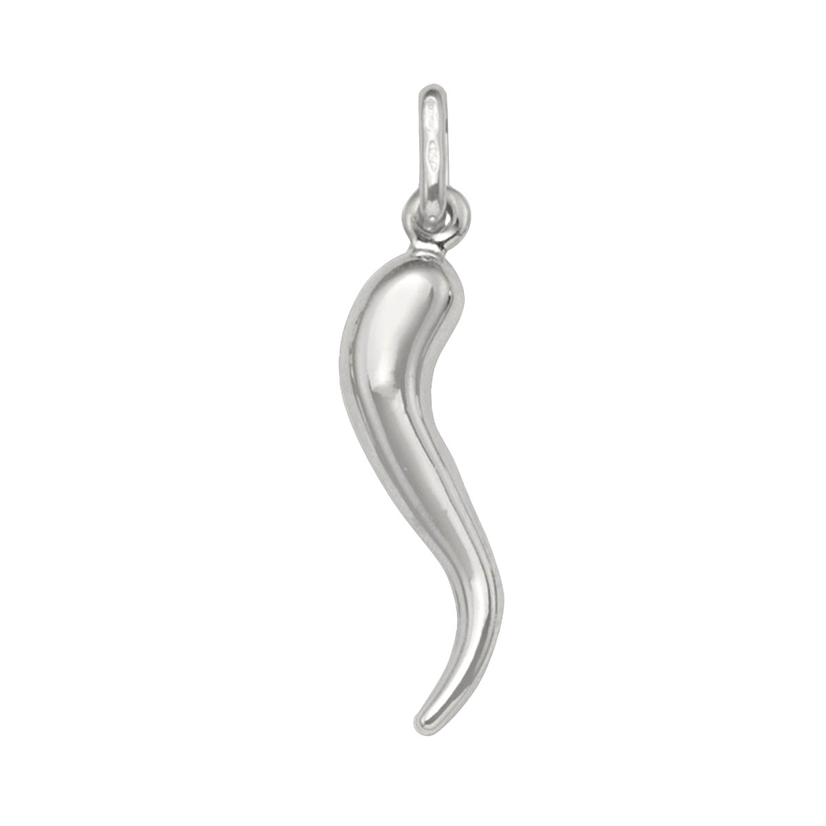 White Gold Horn Charm