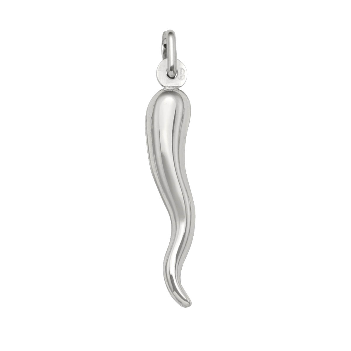 White Gold Horn Charm