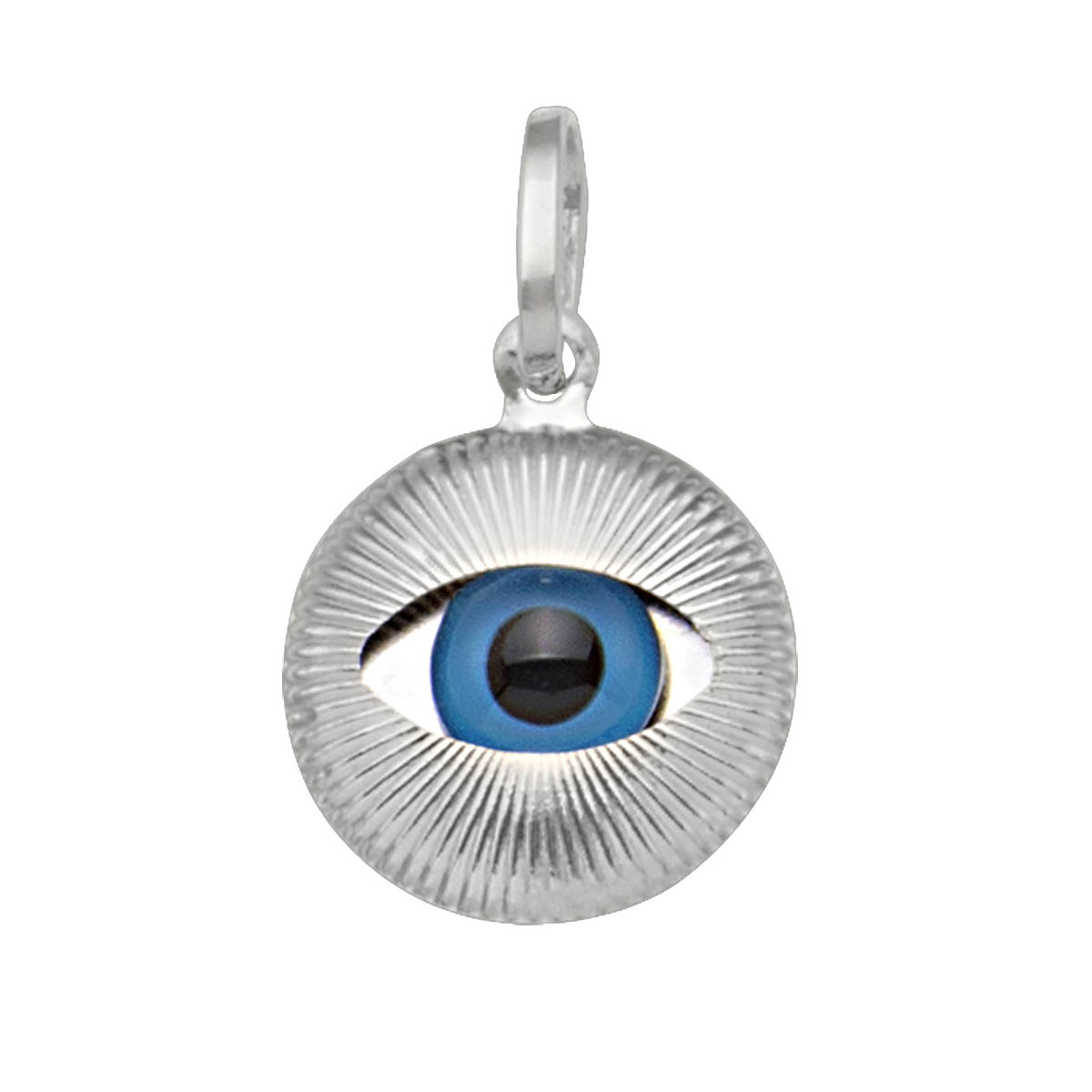 White Gold Eye Charm