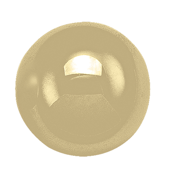 10Mm Yellow Gold High Polish Ball Stud Earring