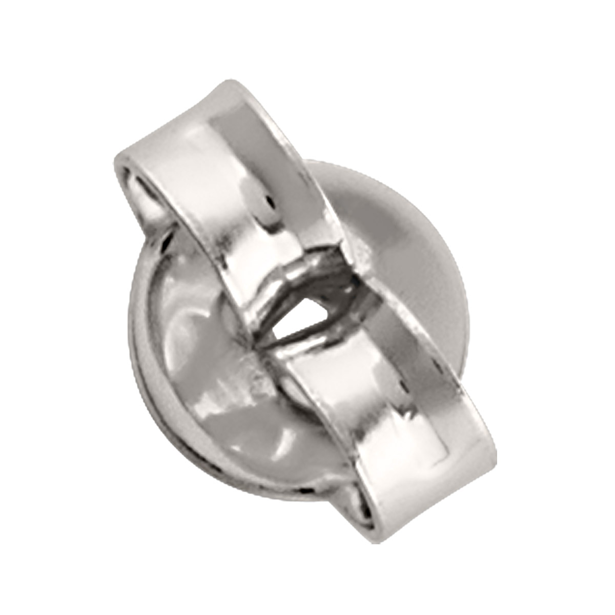 White Gold Earring Backs - 18K