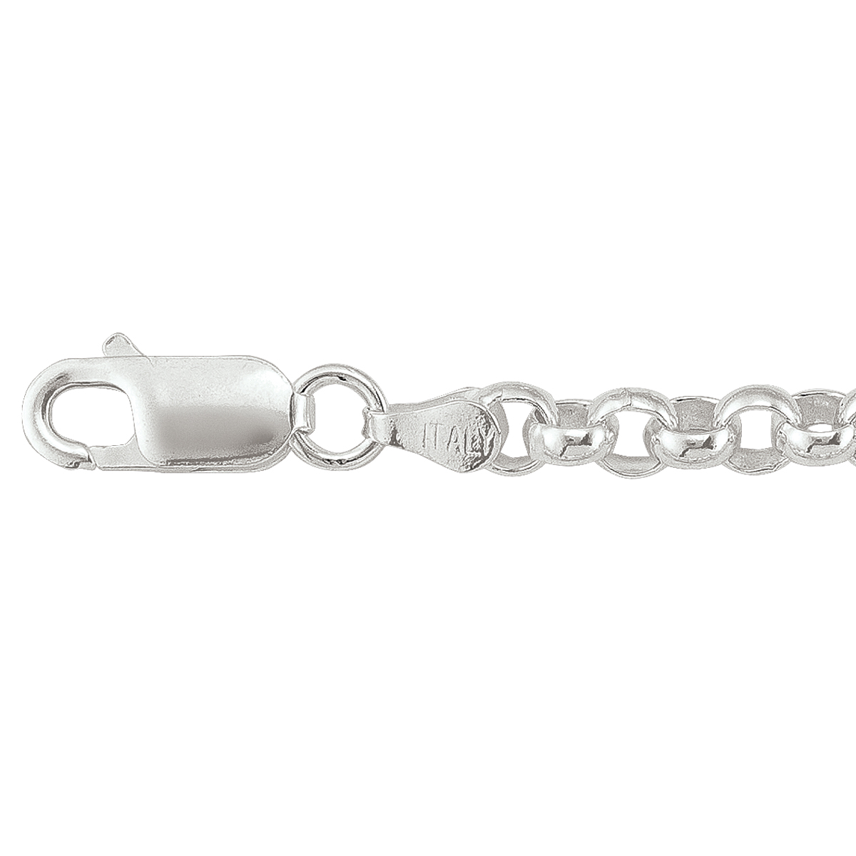Silver Hollow Rolo Link - SS - Silver - 18"