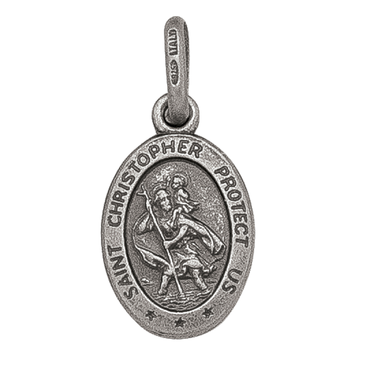 Sterling Silver St. Christopher Medal